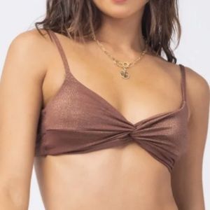 L*Space Shimmer Ringo Bikini Top